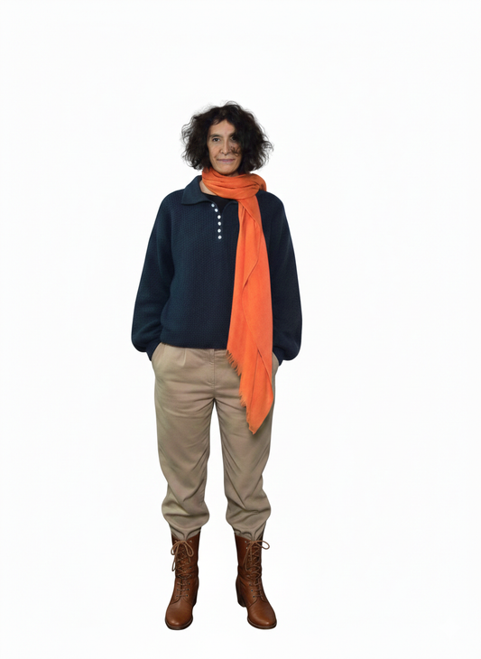 SWEATER POLO ALPACA