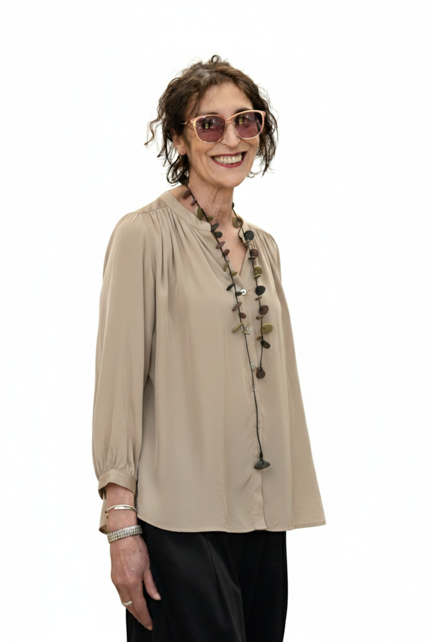 BLUSA SILK VAINILLA