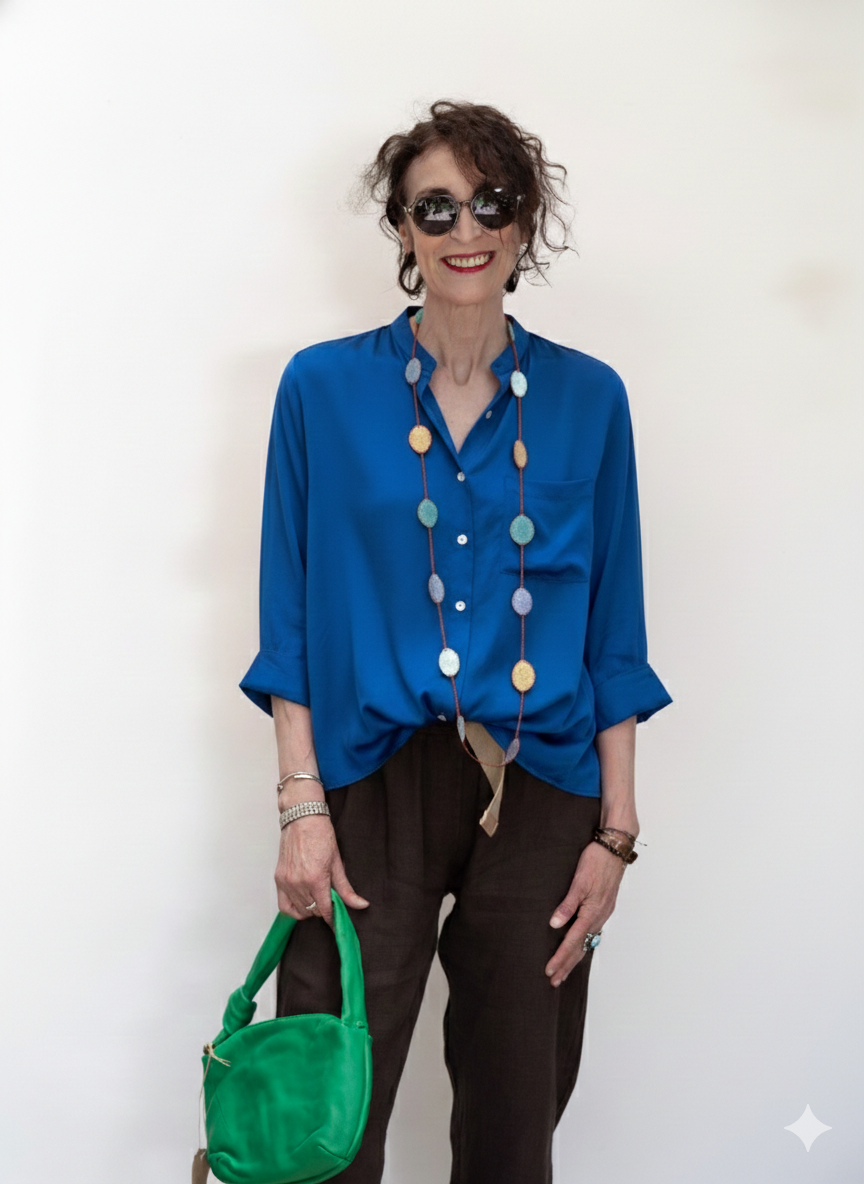 BLUSA LUXE AZUL