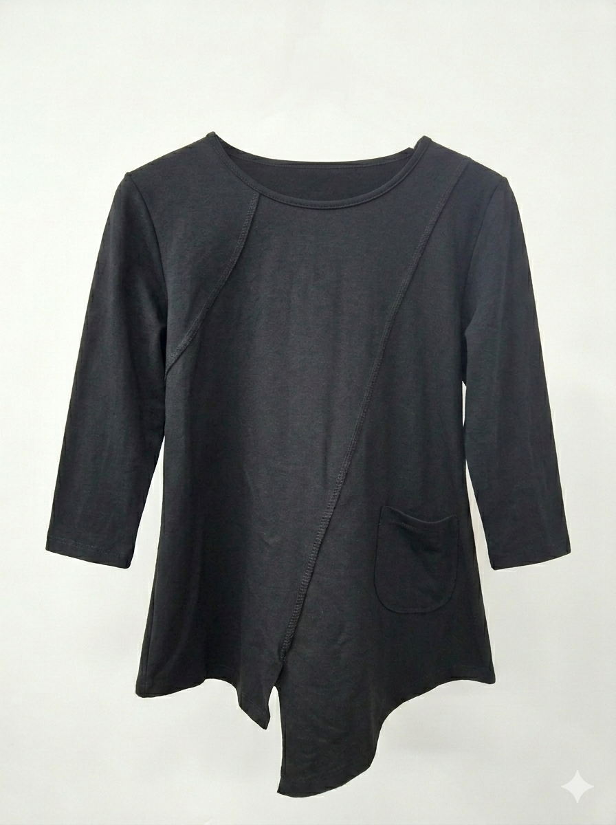 POLERA TRAZO DIAGONAL