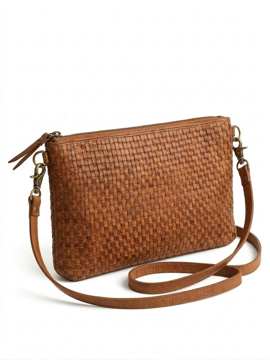 CARTERA MINI ENTRAMADO