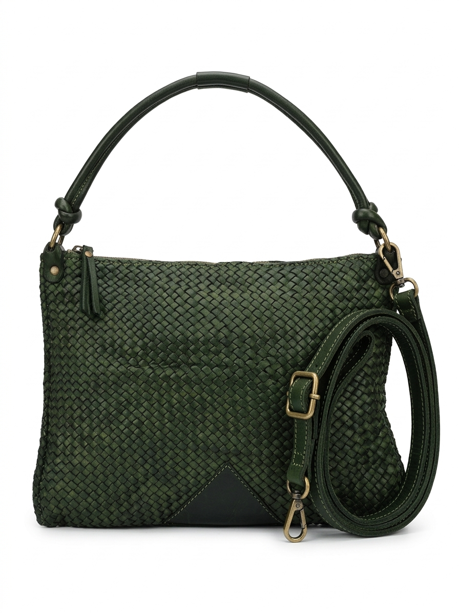 CARTERA CUERO ENTRELAZADA SIENA