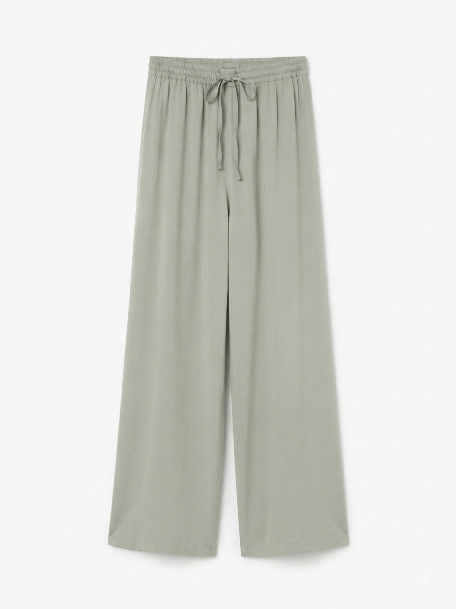 PANTALÓN BEIGE VISCOSA