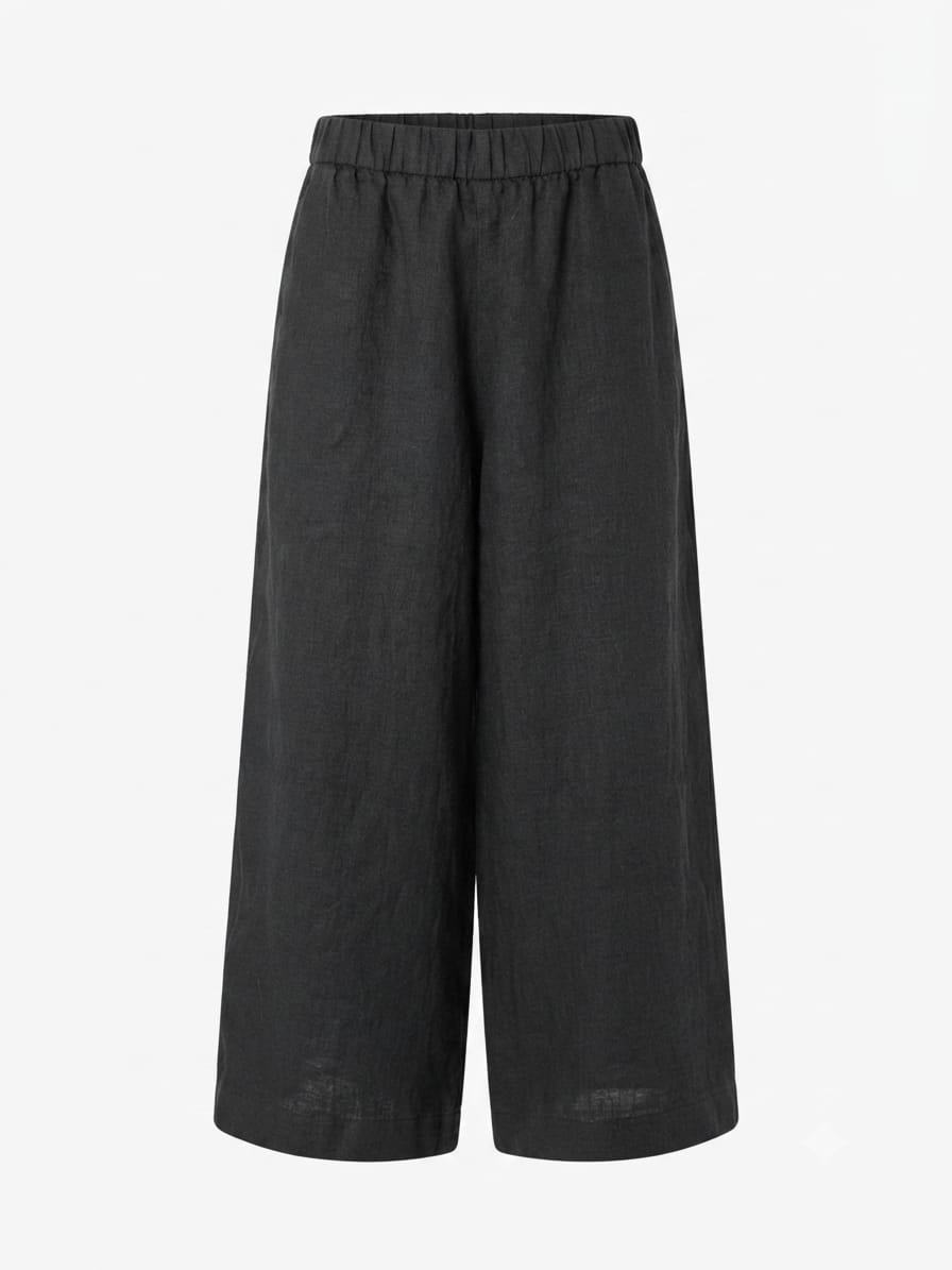 PANTALÓN LINO NEGRO