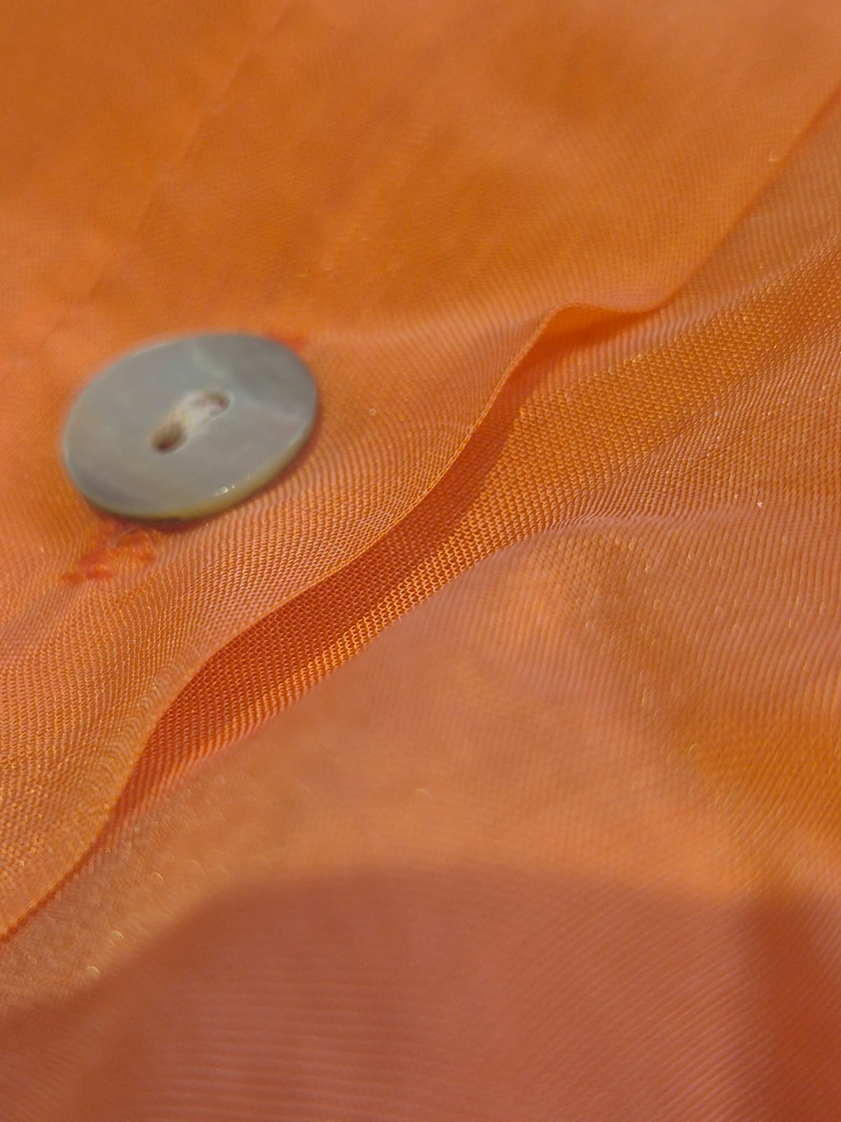 VESTIDO NARANJO TRASLÚCIDO