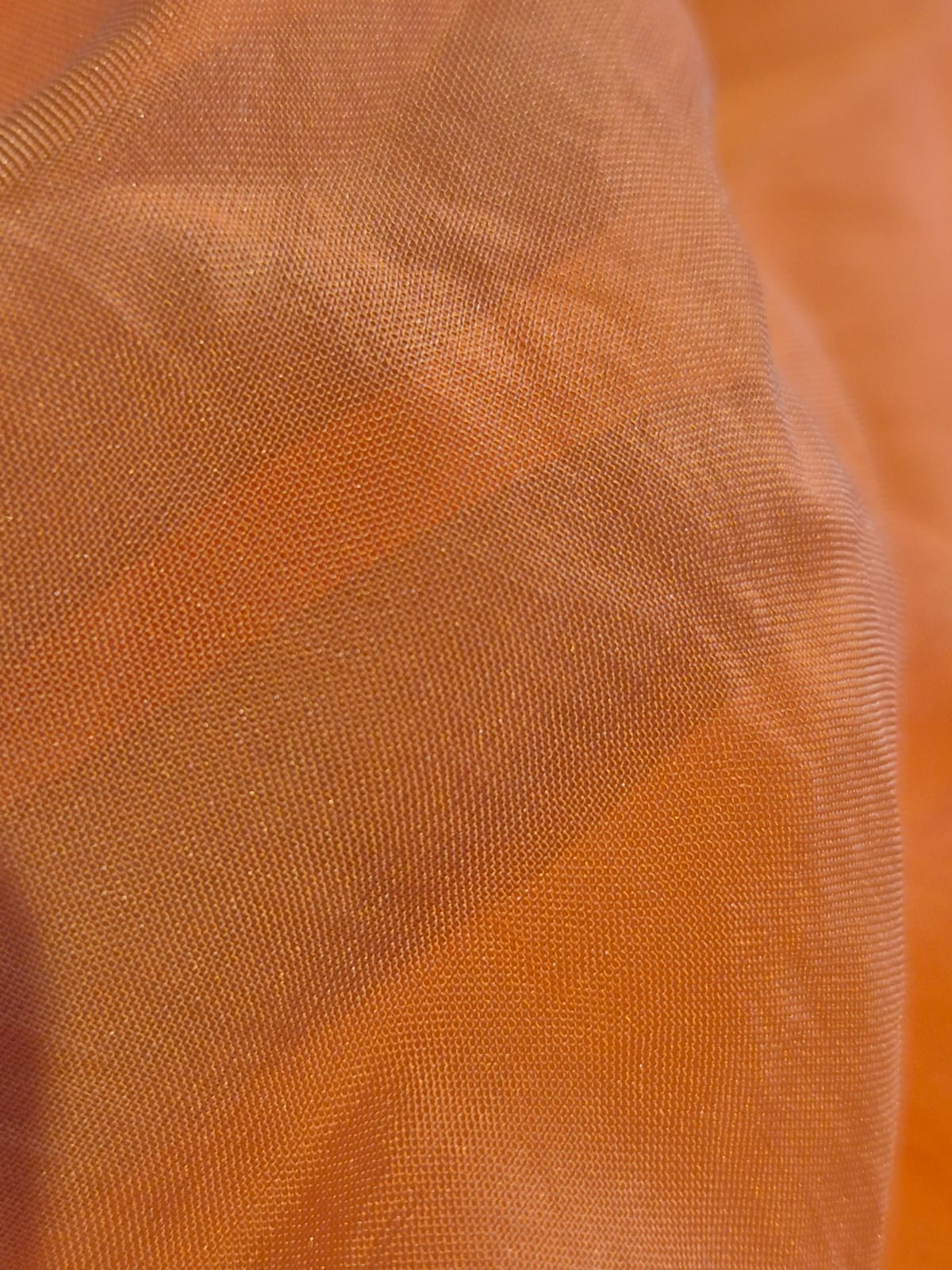 VESTIDO NARANJO TRASLÚCIDO