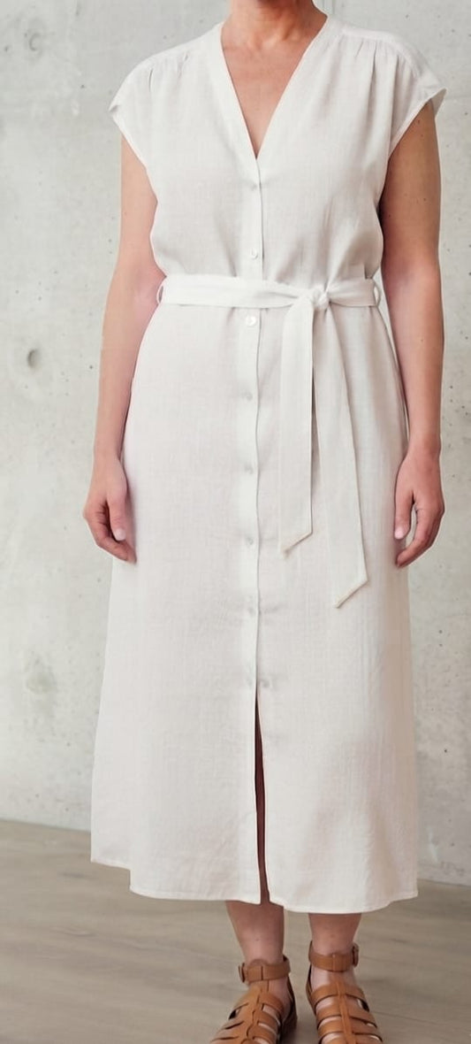 VESTIDO CAMISERO DE ALGODÓN