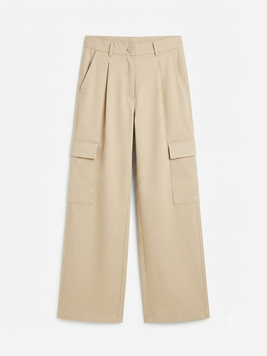 PANTALÓN CARGO BEIGE