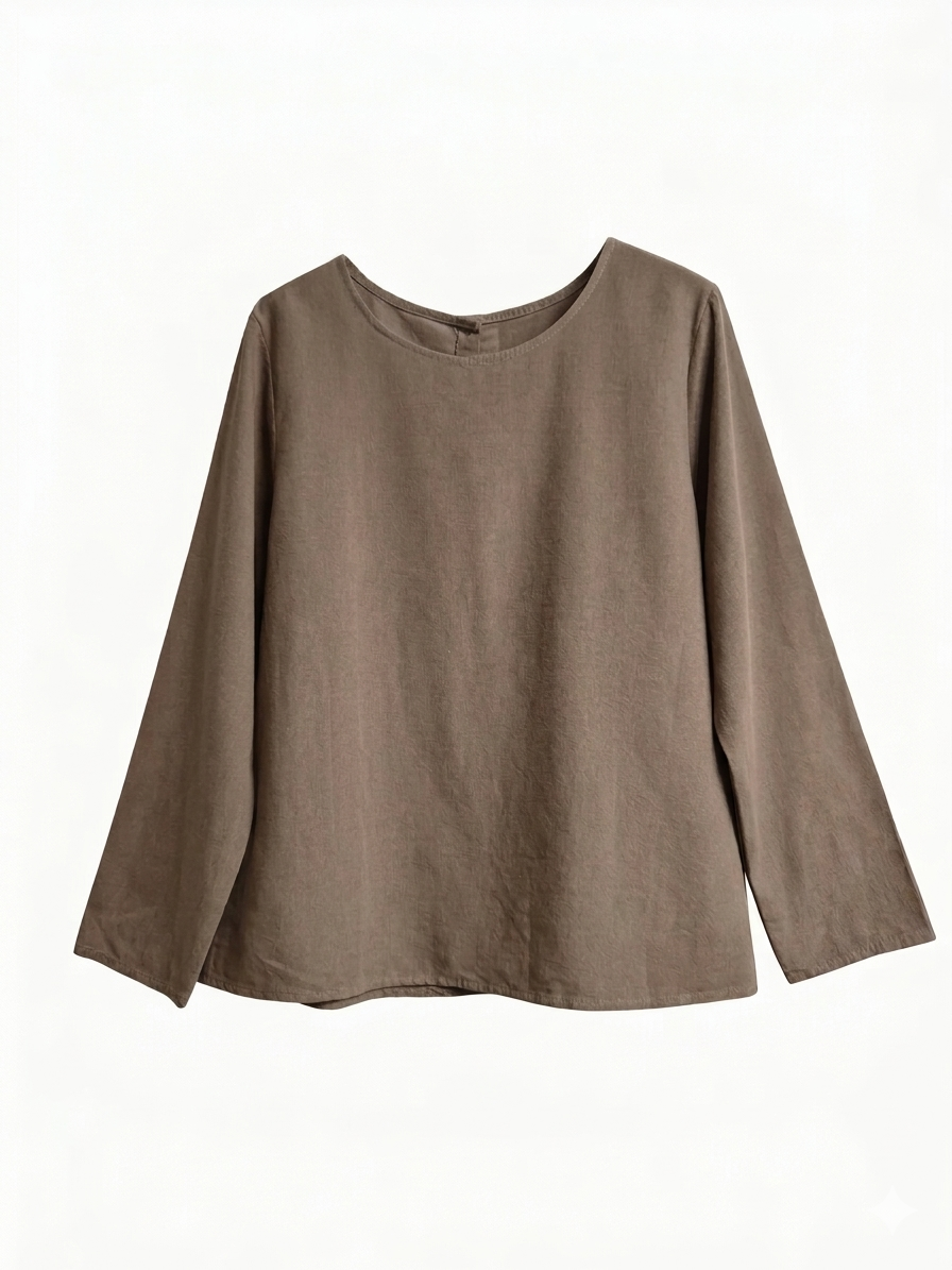 BLUSA DE ALGODÓN CON BOTONES