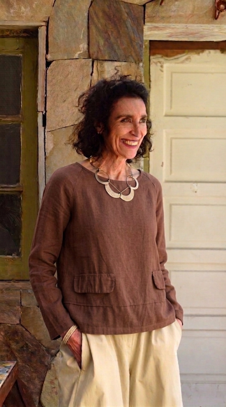BLUSA ALGODÓN CON BOLSILLOS