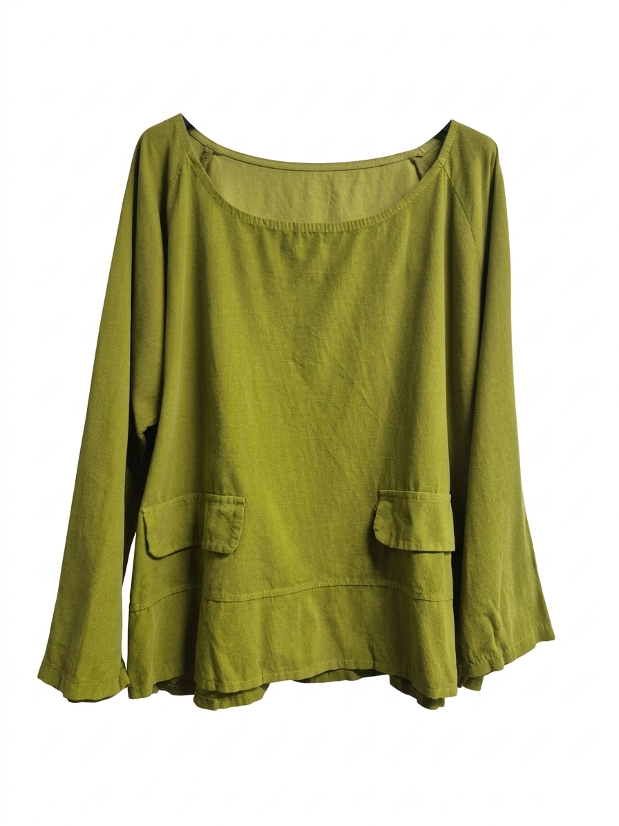 BLUSA ALGODÓN CON BOLSILLOS