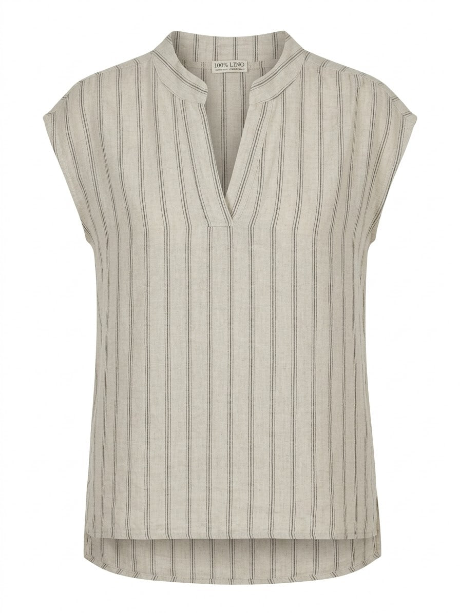 BLUSA RAYADA LINO