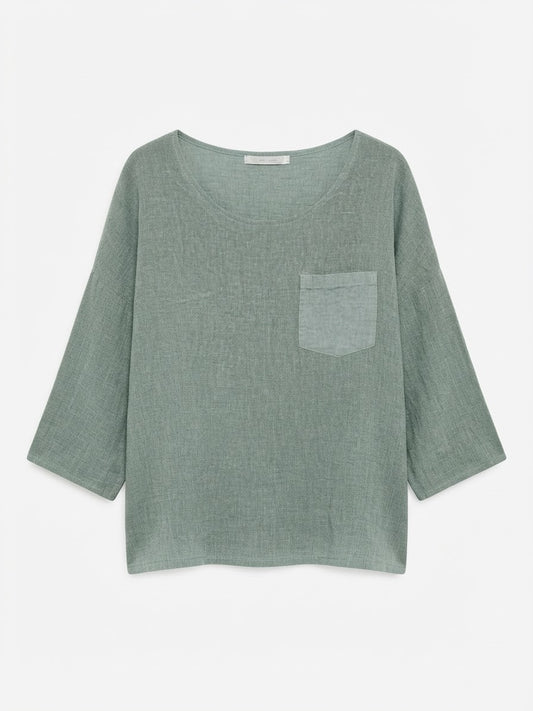 BLUSA VERDE SALVIA