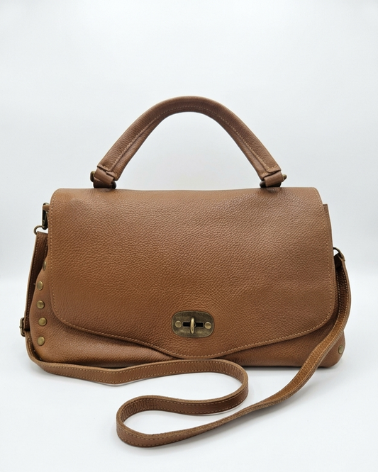 CARTERA CAFÉ CARAMELO