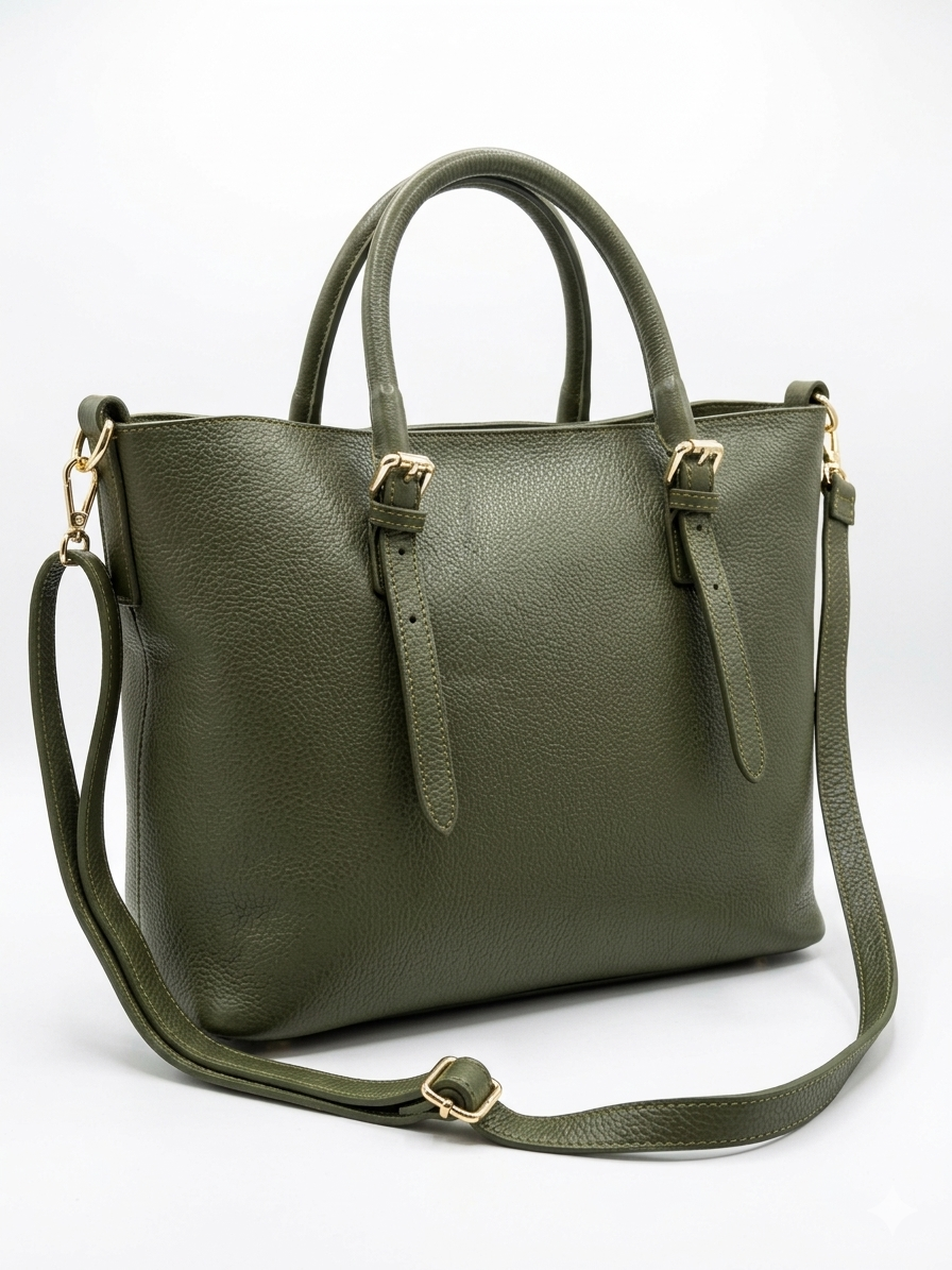 CARTERA TOTE DE CUERO 37X26