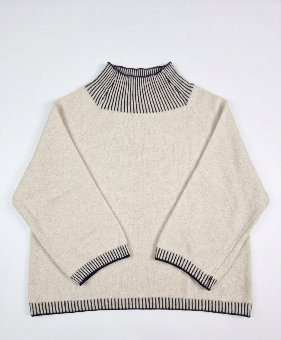CHALECO BEIGE LANA MERINO