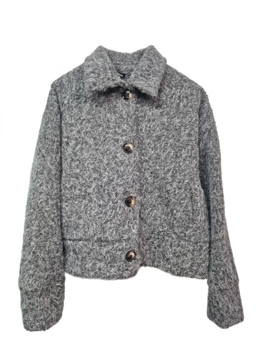 CHAQUETA CORTA RIZADA