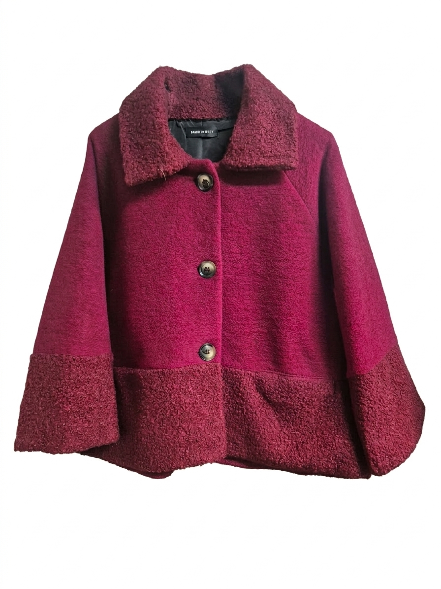 CHAQUETA DE LANA CON TEXTURA