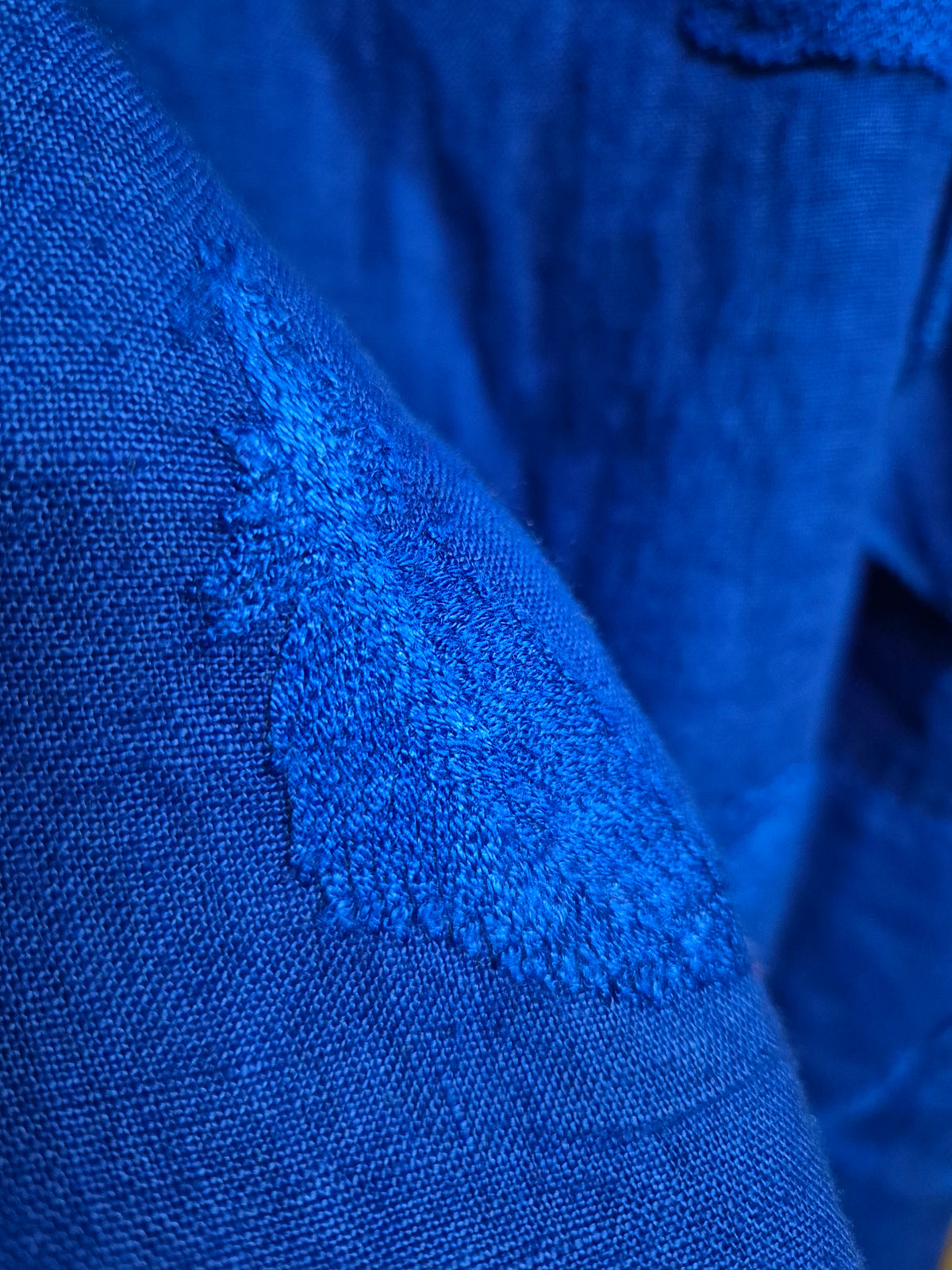 VESTIDO AZUL PLUMA