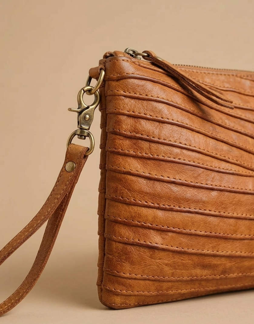 CARTERA TRAZOS DE CUERO