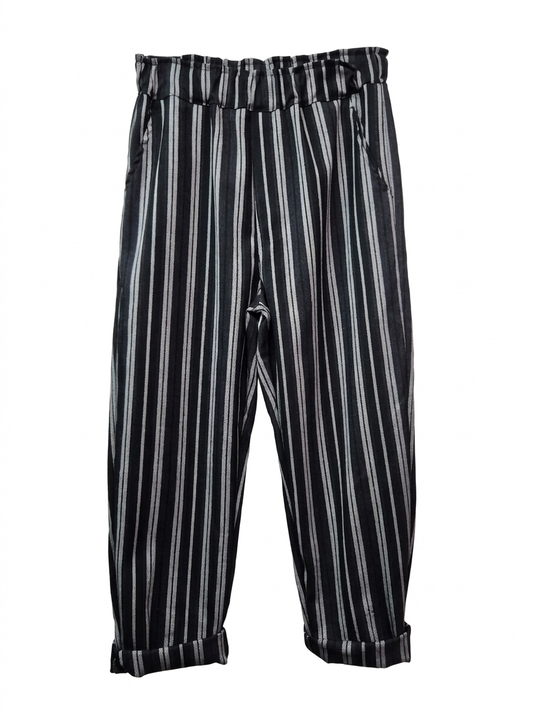 PANTALÓN RAYAS NEGRO