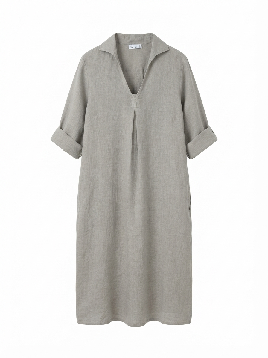 VESTIDO CUELLO CAMISERO