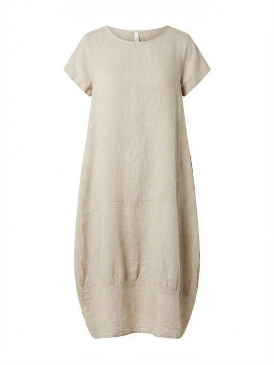 VESTIDO LINO SILUETA GLOBO