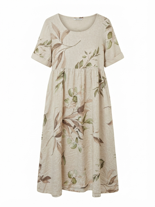 VESTIDO LINO BOTÁNICO