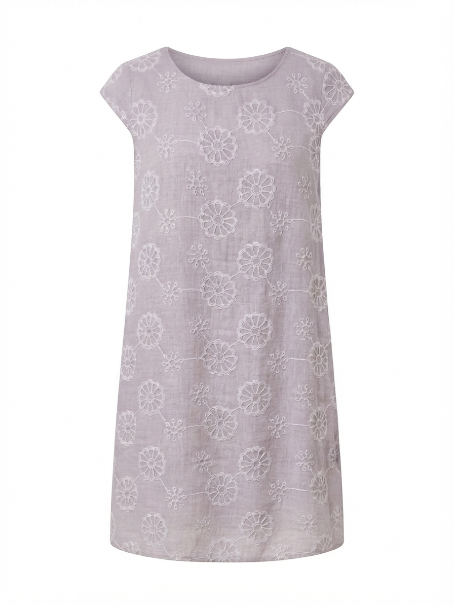 VESTIDO LINO BORDADO