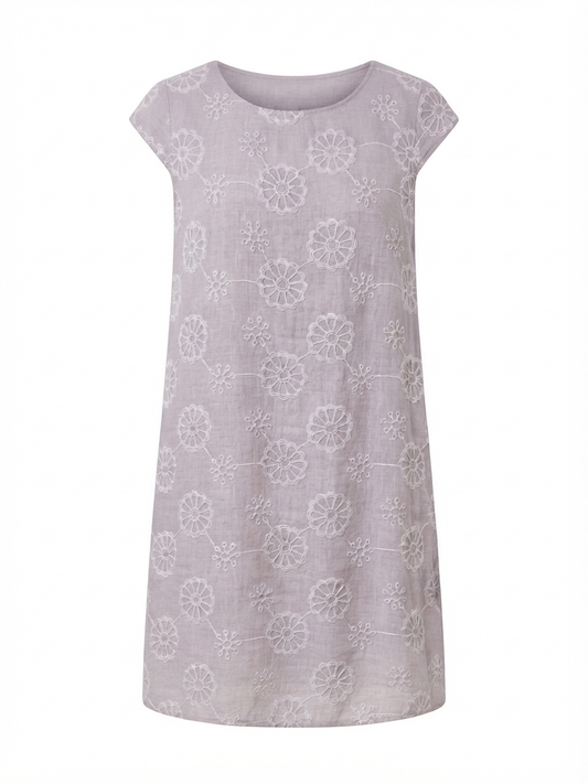 VESTIDO LINO BORDADO